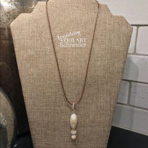 Natural stone necklace